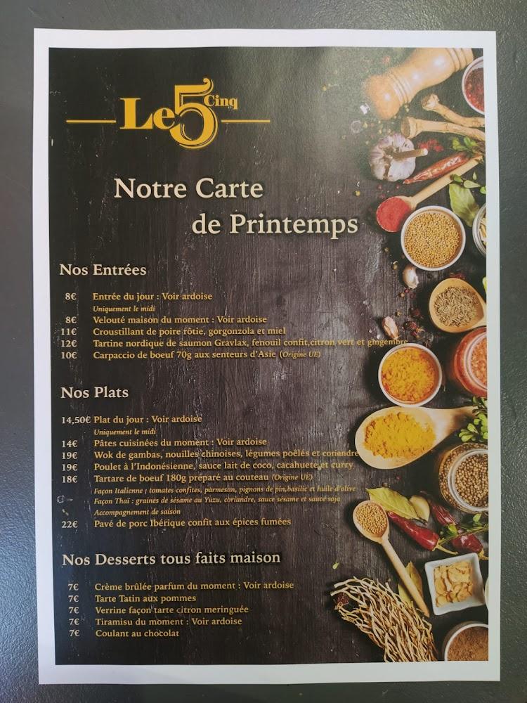 Le Cinq - Menu Image 2